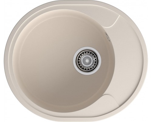 GRANFEST Мойка QUARZ 857L  1-чаша+крыло 570*480мм белый арт.GF-UR-