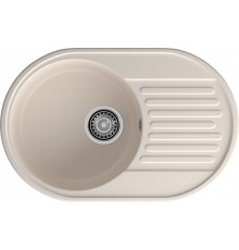 GranFest QUARZ (ECO-18) Мойка чаша+кр 740*480 (белый)