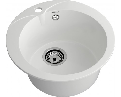 GRANFEST Мойка композит RONDO GF-R--480  D=475 мм  иней  арт.GF-