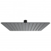 Верхний душ VENTAS S BLACK 25 см, черный матовый, BERGES