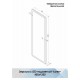 Зеркало Loren LED 455х1350