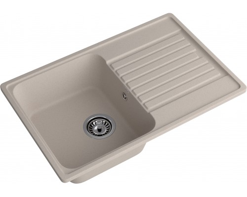 GranFest QUARZ (ECO-78) Мойка чаша+кр 740*480 (песок)