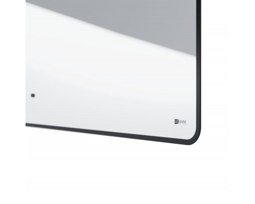 Зеркало Lemark MIOBLACK 50х80 см с интерьерной подсветкой, с подогревом