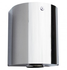 Диспенсер для рулонной бумаги из нержавеющей стали с центральной вытяжкой. Глянцевый