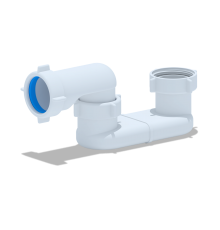 ANI Сифон для ванны 1 1/2", плоский, ANI PLAST