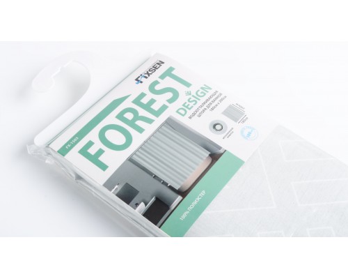 Шторка для ванной Fixsen Forest FX-1503, без колец