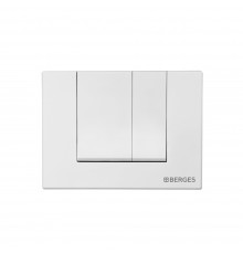 Кнопка  для инсталляции NOVUM S4, Soft Touch белая, BERGES