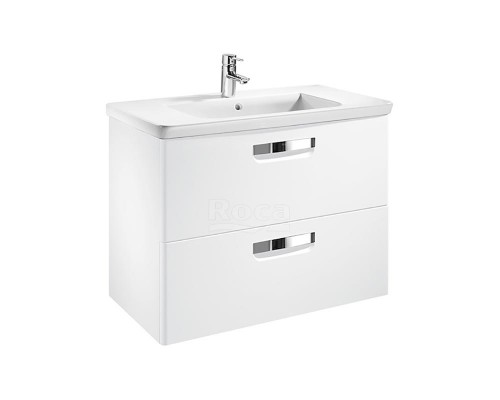 Тумба под раковину Roca The Gap 60 ZRU9302879, цвет белый глянцевый