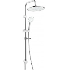 Душевой гарнитур Lemark LM8809C c верхним душем 25.6 см, хром