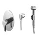 Гигиенический душ Lemark Atlantiss, со смесителем, хром, LM3219C