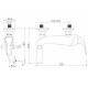 Смеситель Lemark Swan SWANLM5402BG для ванны, черный