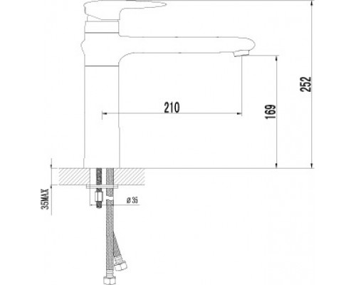 Смеситель Lemark Status LM4404C для кухонной мойки