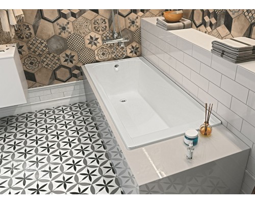 Акриловая ванна Roca Elba 170 х 75 см, белая, 248507000
