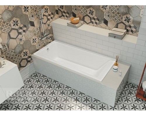 Акриловая ванна Roca Elba 170 х 75 см, белая, 248507000