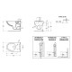 Унитаз Roca Victoria Rimless подвесной, белый, 34639300Y