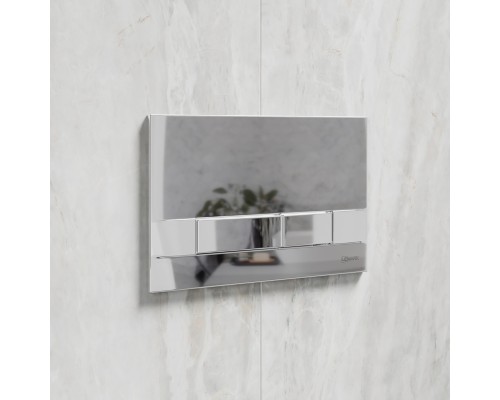 Комплект 3в1: Инсталляция Lemark PENEDA для унитазов с кнопкой смыва BIT хром глянец + унитаз подвес Торнадо (100801419)