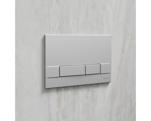 Комплект 2в1: Инсталляция Lemark PENEDA EXPERT для унитазов с кнопкой смыва BIT хром матовый (9812317)