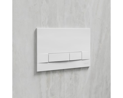 Комплект 2в1: Инсталляция Lemark PENEDA для унитазов с кнопкой смыва BIT белый глянец (9880412)