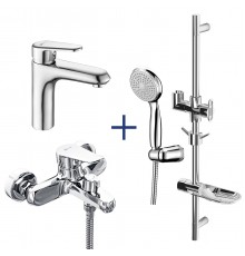 Комплект смесителей Lemark "3 в 1" Point (LM0380C)