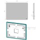 Зеркало 100x80 см Lemark Ecosmo LM100Z-Ecos