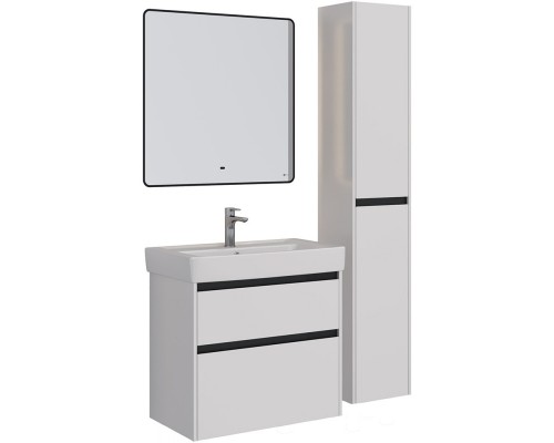 Зеркало 80x80 см Lemark Mioblack LM80ZM-black