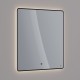 Зеркало 80x80 см Lemark Mioblack LM80ZM-black