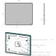 Зеркало 100x80 см Lemark Mioblack LM100ZM-black