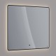 Зеркало 100x80 см Lemark Mioblack LM100ZM-black