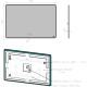 Зеркало 120x80 см Lemark Mioblack LM120ZM-black