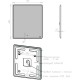 Зеркало 70x80 см Lemark Element LM70Z-E