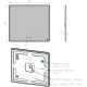 Зеркало 90x80 см Lemark Element LM90Z-E