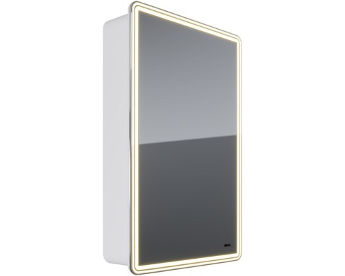 Зеркальный шкаф 50x80 см белый глянец R Lemark Element LM50ZS-E