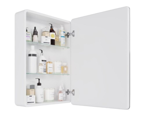 Зеркальный шкаф 60x80 см белый глянец R Lemark Element LM60ZS-E