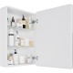 Зеркальный шкаф 60x80 см белый глянец R Lemark Element LM60ZS-E