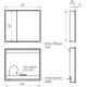 Зеркальный шкаф 90x80 см белый глянец Lemark Element LM90ZS-E