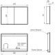 Зеркальный шкаф 120x80 см белый глянец Lemark Element LM120ZS-E