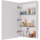Зеркальный шкаф 45x80 см белый глянец L Lemark Universal LM45ZS-U