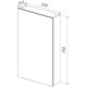 Зеркальный шкаф 50x79 см белый глянец L Lemark Universal LM50ZS-U