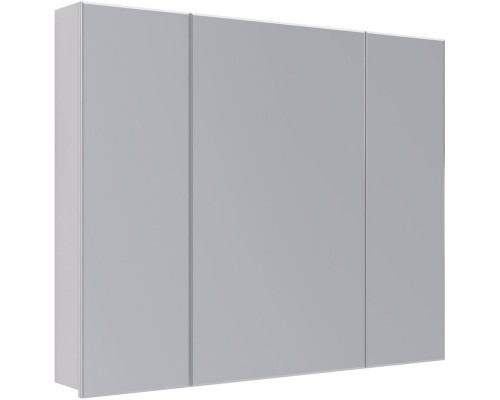 Зеркальный шкаф 100x79 см белый глянец Lemark Universal LM100ZS-U