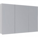 Зеркальный шкаф 120x79 см белый глянец Lemark Universal LM120ZS-U