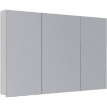 Зеркальный шкаф 120x79 см белый глянец Lemark Universal LM120ZS-U