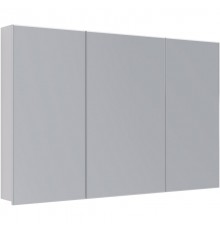 Зеркальный шкаф 120x79 см белый глянец Lemark Universal LM120ZS-U