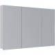 Зеркальный шкаф 120x79 см белый глянец Lemark Universal LM120ZS-U