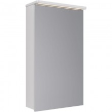 Зеркальный шкаф 45x80 см белый глянец L Lemark Zenon LM45ZS-Z