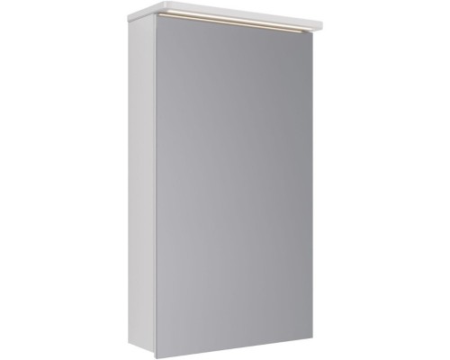 Зеркальный шкаф 45x80 см белый глянец L Lemark Zenon LM45ZS-Z