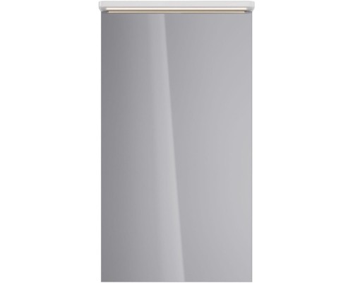 Зеркальный шкаф 45x80 см белый глянец L Lemark Zenon LM45ZS-Z