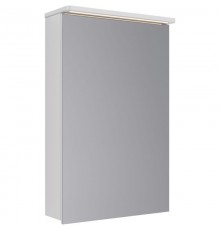 Зеркальный шкаф 50x80 см белый глянец L Lemark Zenon LM50ZS-Z