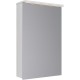 Зеркальный шкаф 50x80 см белый глянец L Lemark Zenon LM50ZS-Z
