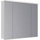 Зеркальный шкаф 90x80 см белый глянец Lemark Zenon LM90ZS-Z
