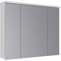 Зеркальный шкаф 100x80 см белый глянец Lemark Zenon LM100ZS-Z